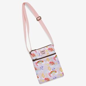 Loungefly Care Bears Rainbows & Clouds Passport Crossbody Bag
